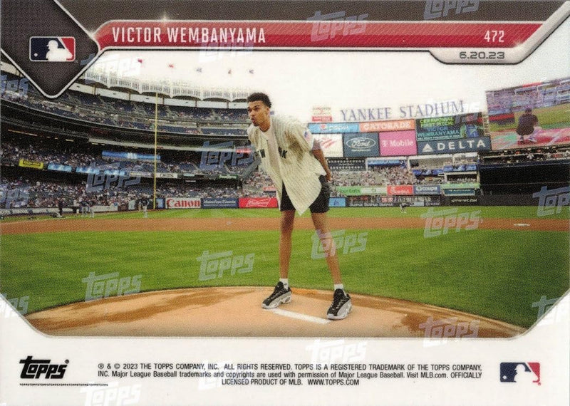 The Phenomenon of Victor Wembanyama: How His Topps Baseball Card Became the Season's Sensation